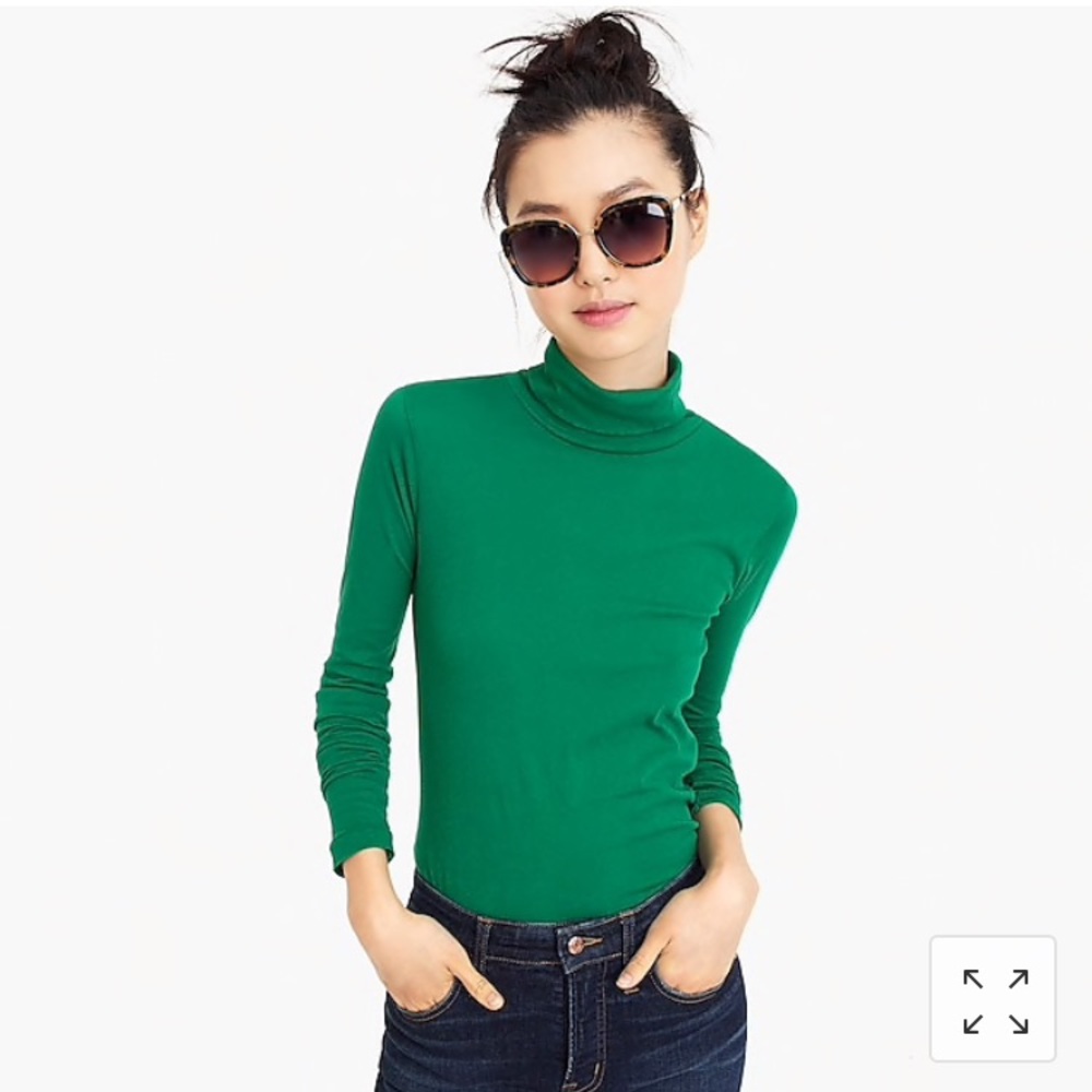 JCREW TISSUE TURTLENECK